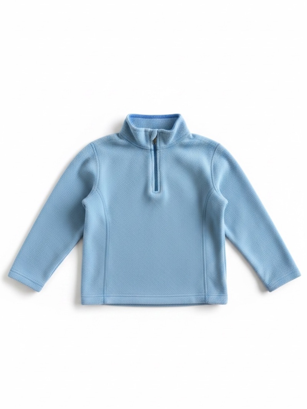 L.L.Bean Fleece Quarter Zip Pullover Blue Cozy Lightweight Kids 4T